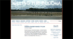 Desktop Screenshot of killingthebuddha.com