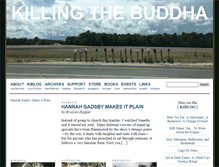 Tablet Screenshot of killingthebuddha.com